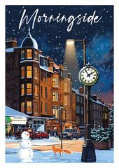 Morningside A4 travel poster print