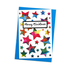 Merry Christmas stars card