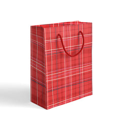 Tartan gift bag - 2 sizes available