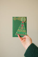 Christmas Tree pop-up greetings card