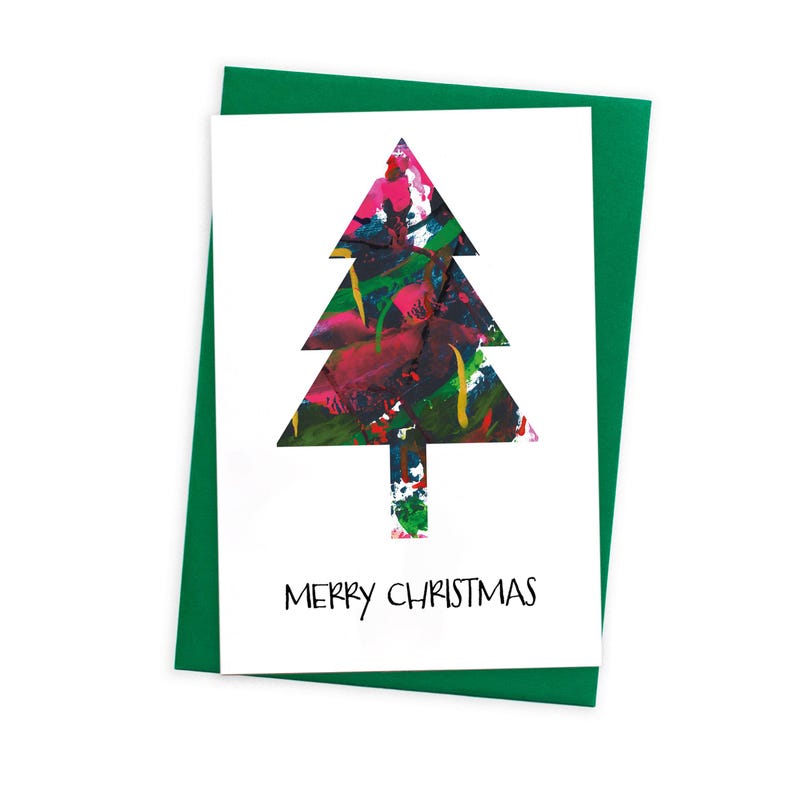 Merry Christmas tree card