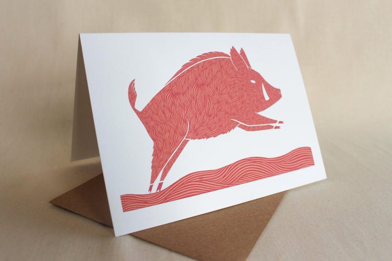 'Caledonian Boar' card
