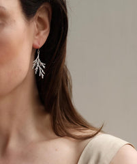 Conifer Silver Earrings