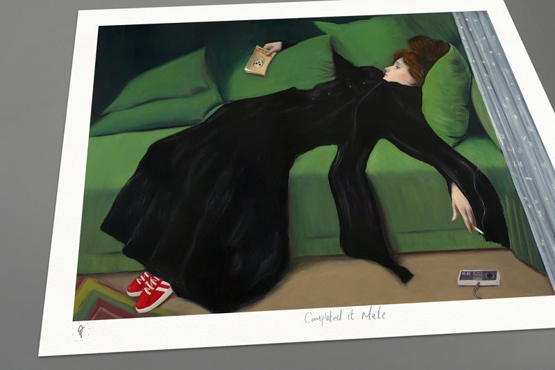 Ross Muir fine art print - 'Completed It Mate'