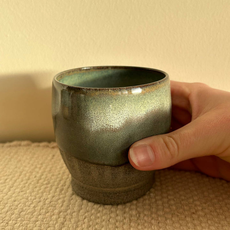 Blue midnight dimple coffee tumbler