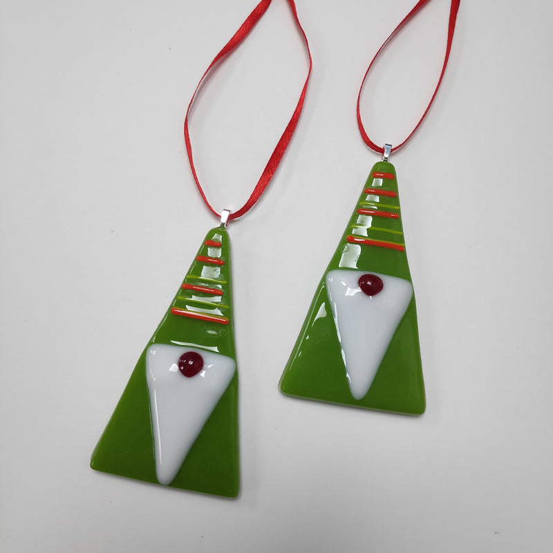 Christmas Santa gnome tree decorations
