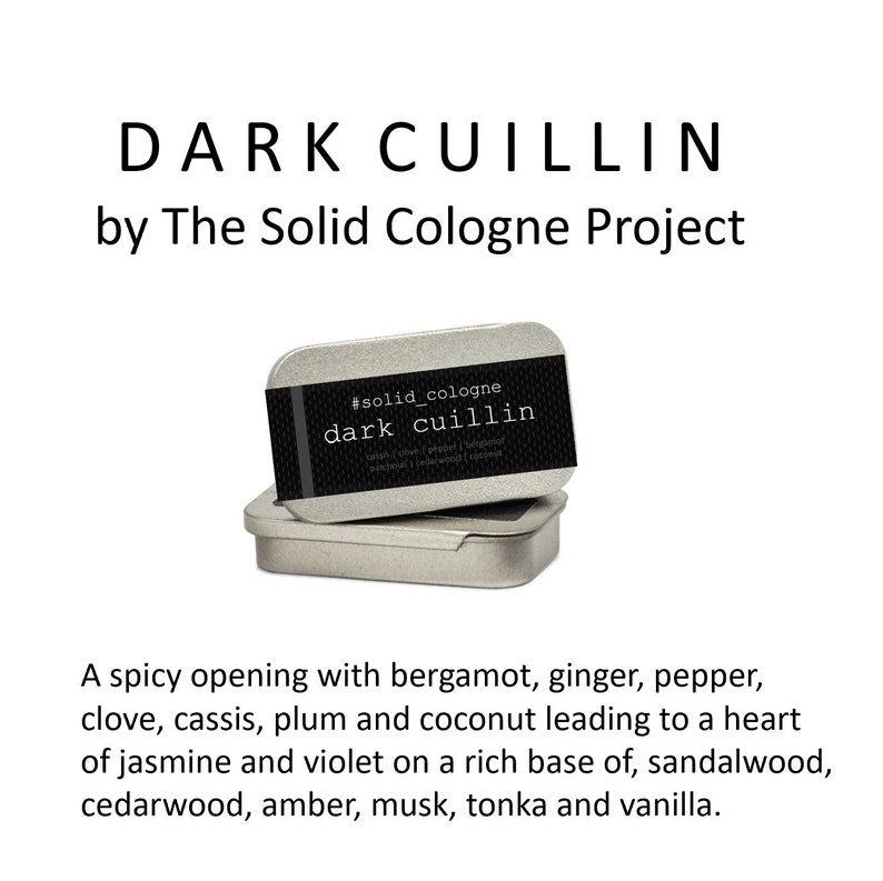 Solid cologne - Dark Cuillin scent