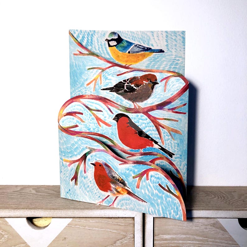 Branch of Birds card