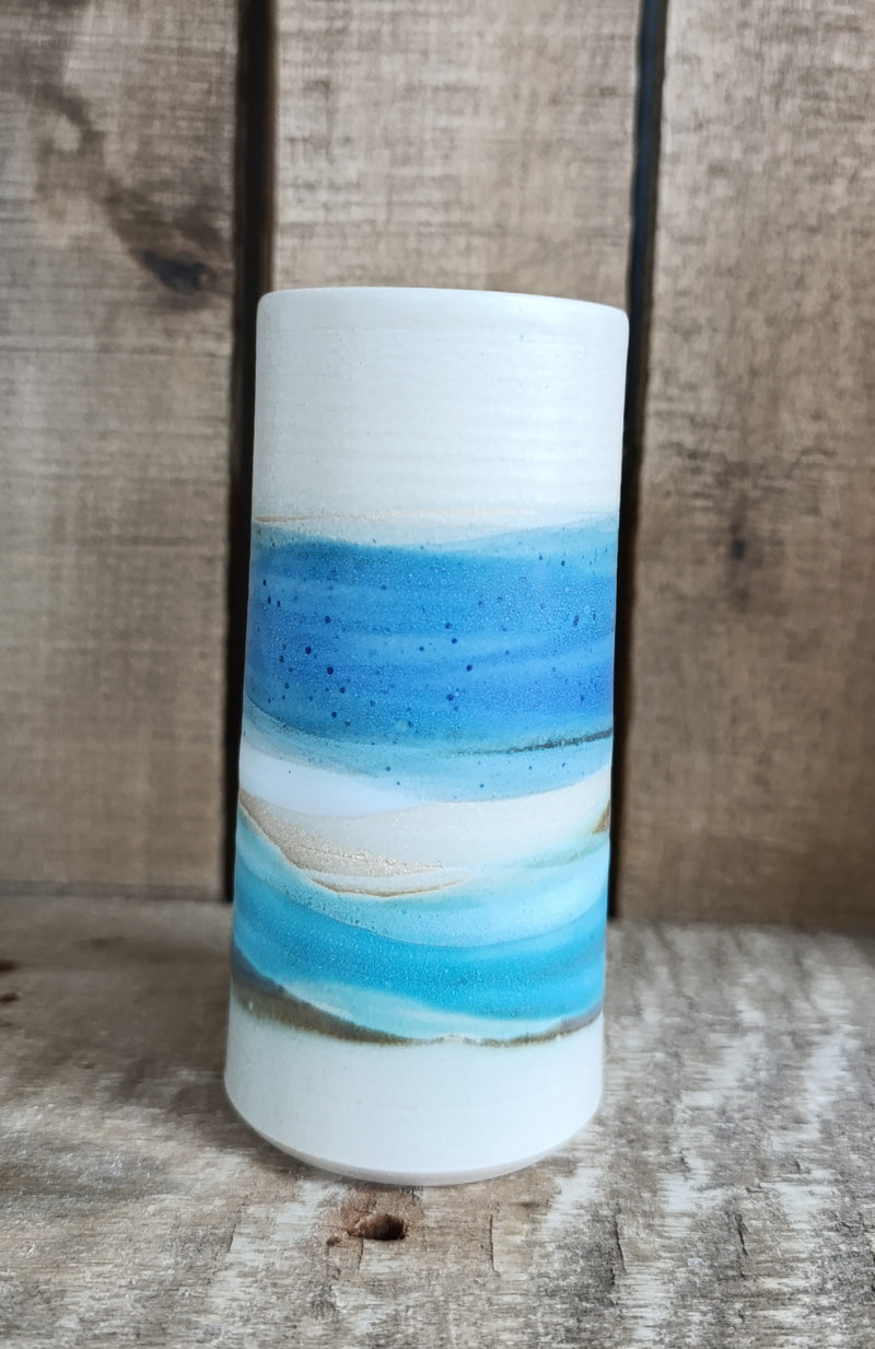 Hebridean Collection stoneware vase (VS125)