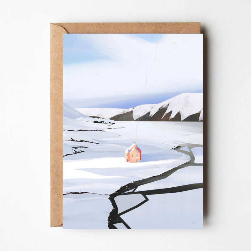 'Winter at Loch Glass' card