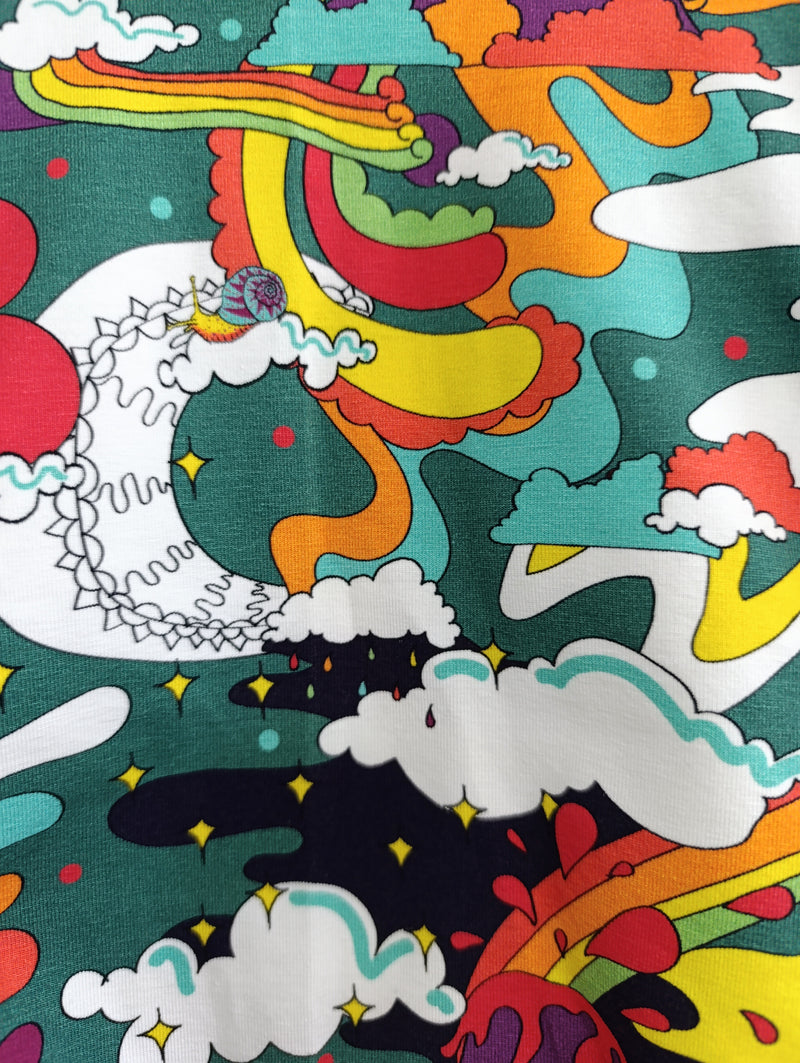 Long sleeved child t-shirt - psychedelic print (12-18 months)