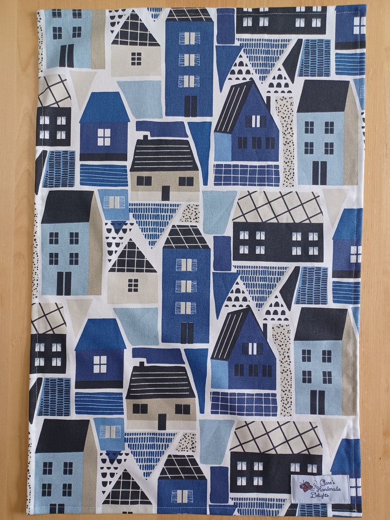 Tea towel - Coastal Town
