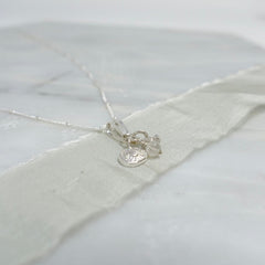 Moondrop Sterling Silver & Rainbow Moonstone Necklace