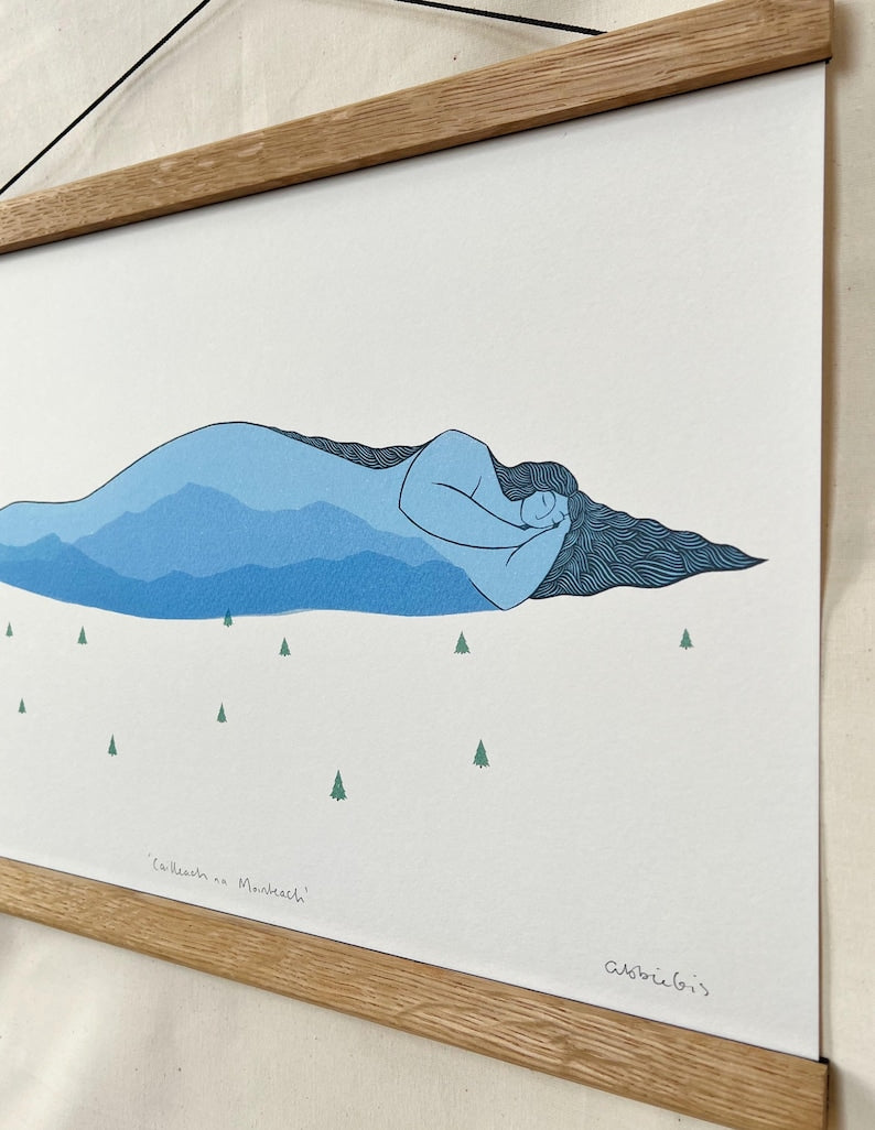 Cailleach na Mointeach (Old Woman of the Moors) A3 Print
