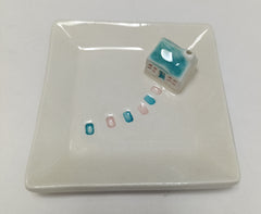Ceramic Scottish bothy trinket dish