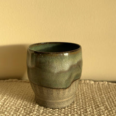 Blue midnight dimple coffee tumbler