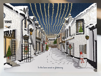 Snowy Ashton Lane card