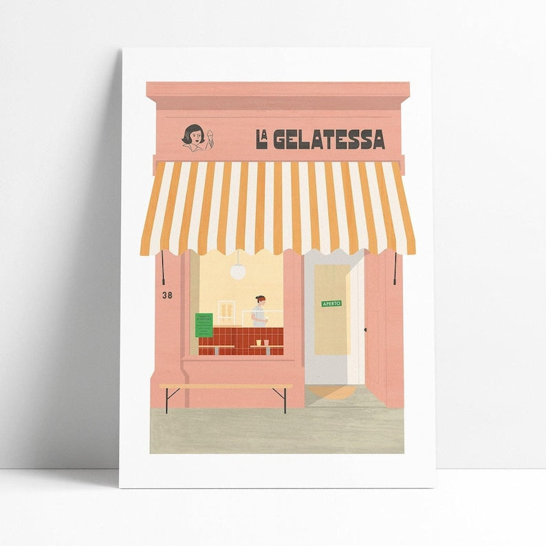 La Gelatessa A4 print