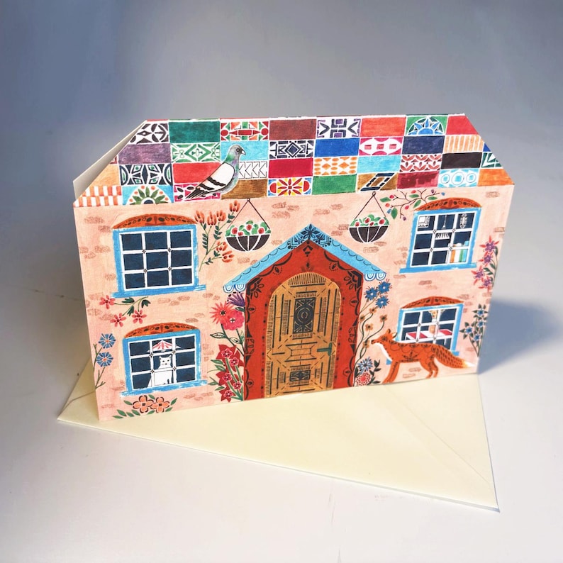 Illustrated card - Mulberry Cottage