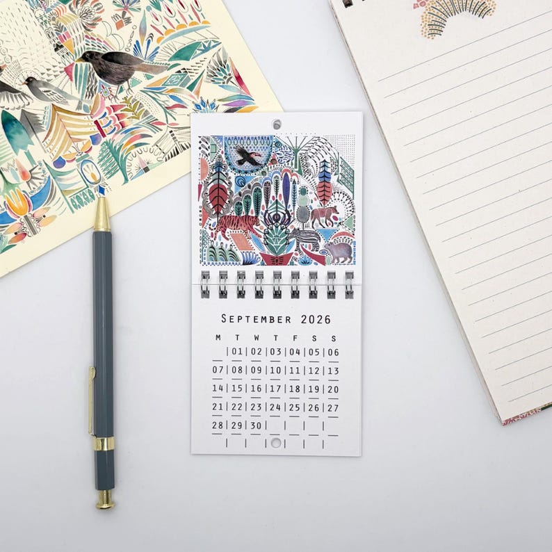 Mini wall calendar