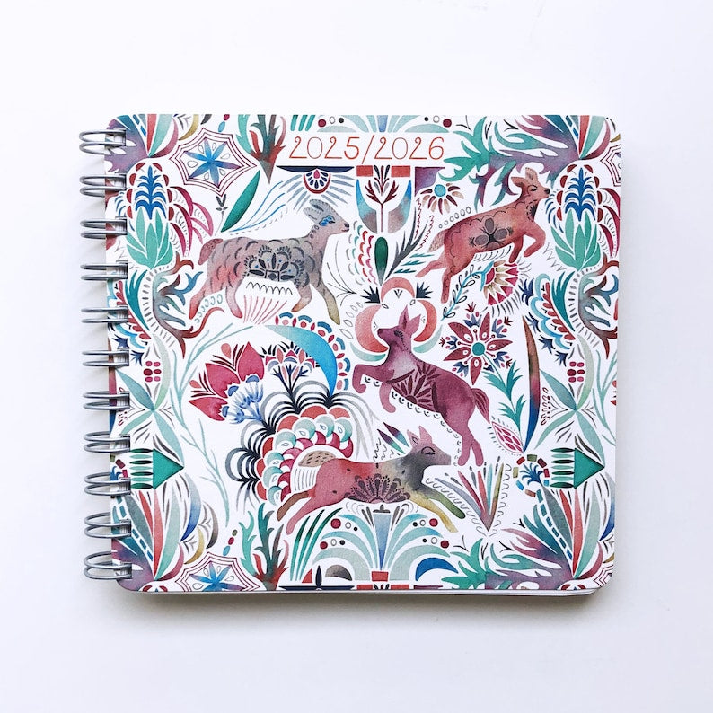 2026 Illustrated Diary - Leaping Deer