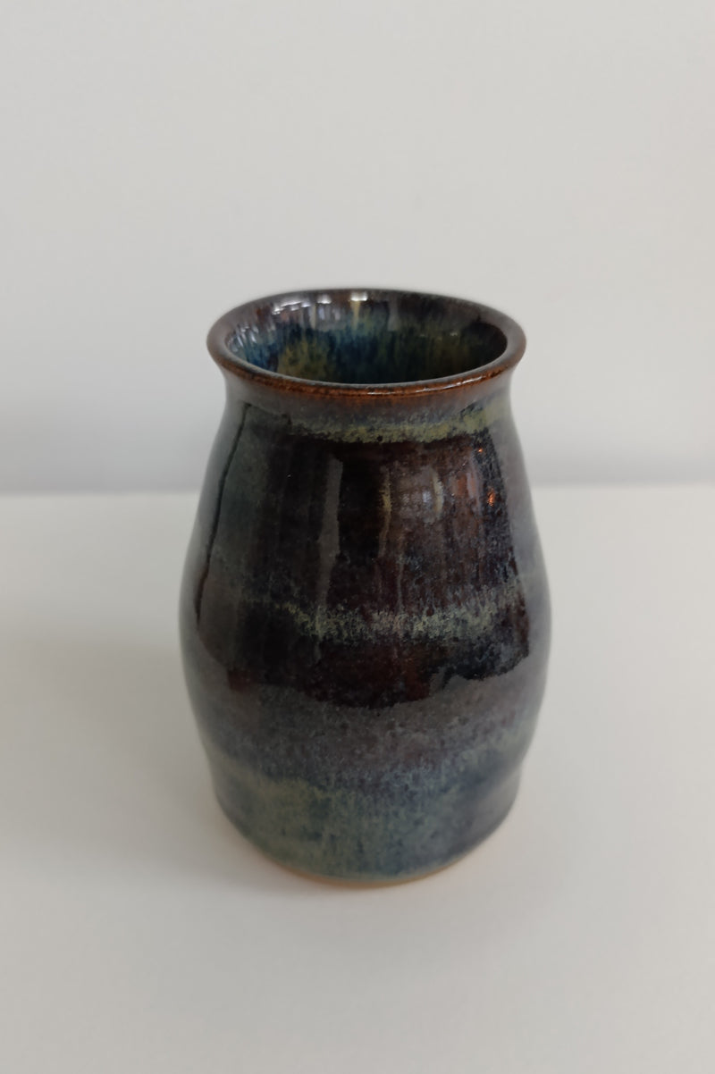 Hand thrown small vase - Wild glaze