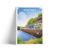 Portree A4 travel poster print
