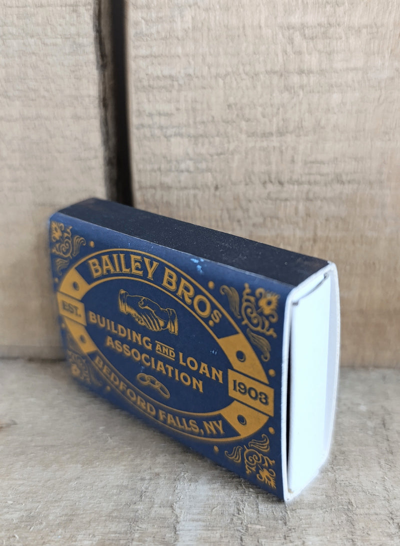 It's A Wonderful Life Bailey Bros matchbox with matches