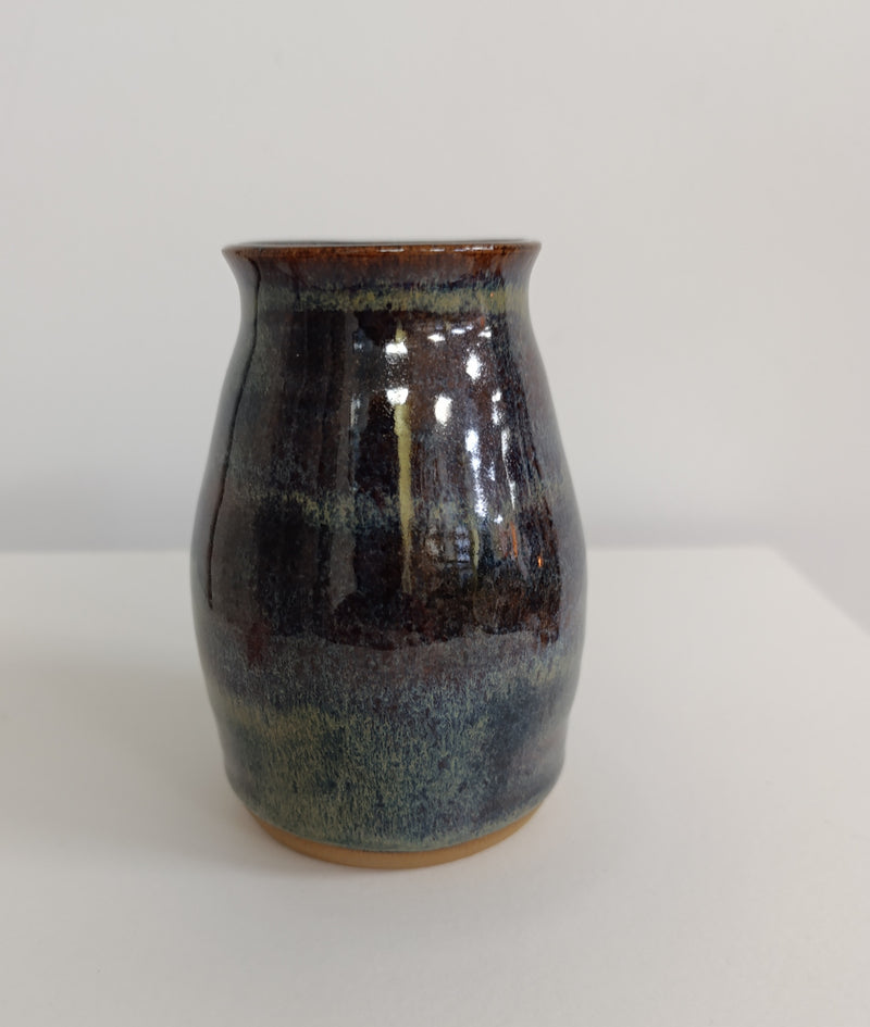 Hand thrown small vase - Wild glaze