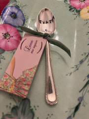 'Tw*t' - hand stamped vintage teaspoon