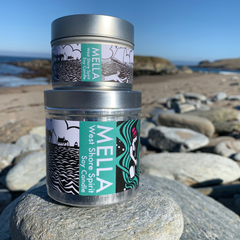 Mella candle - West Shore Spirit (sea salt & driftwood) - available in two sizes