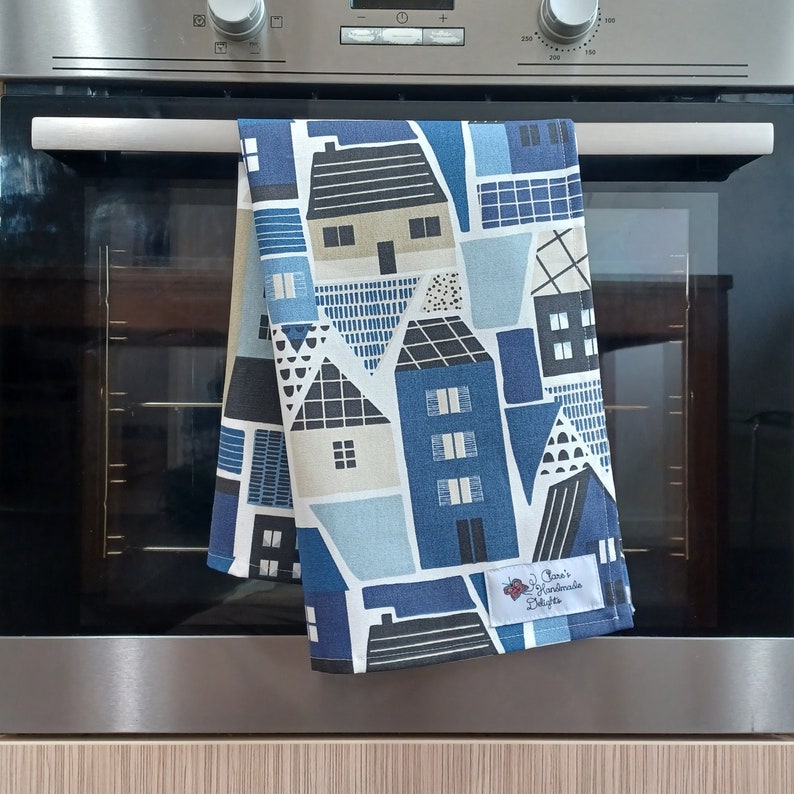Tea towel - Coastal Town