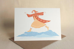 'She Carries the Land' Scottish goddess card