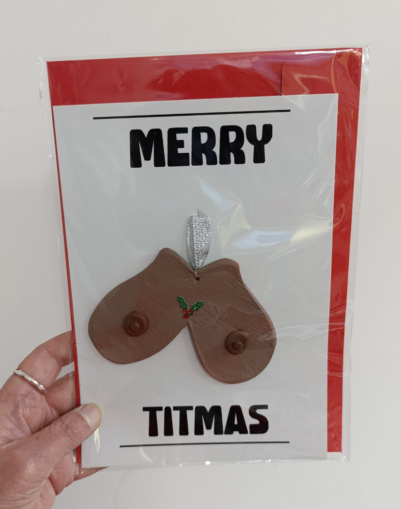 "Merry Titmas" decorations!