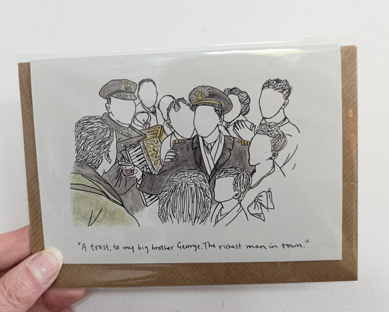 It's A Wonderful Life 'The Richest Man In Town' card