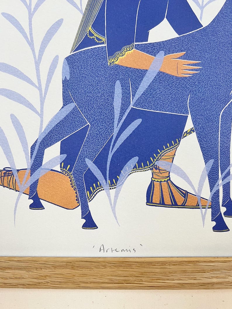 Artemis Greek Mythology A3 Print