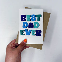 Best Dad ever card