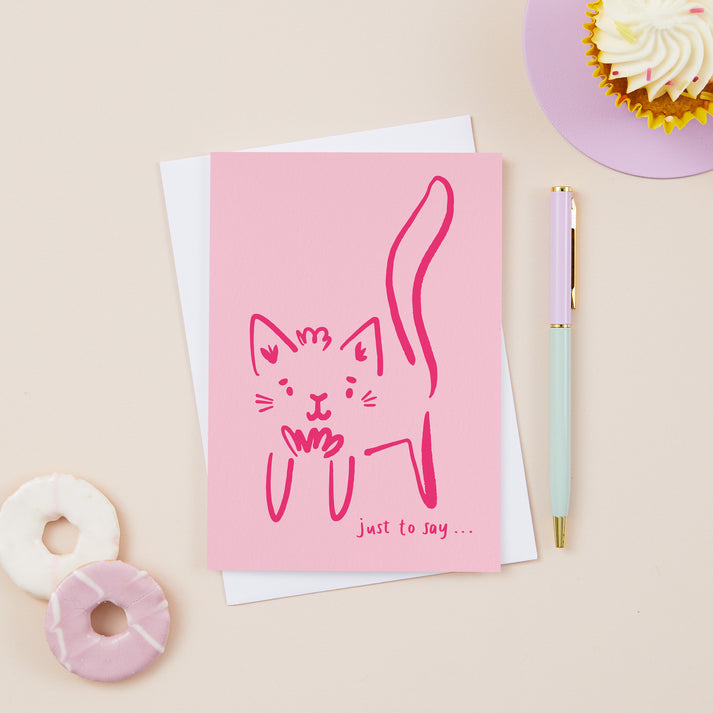 Just to say cat card