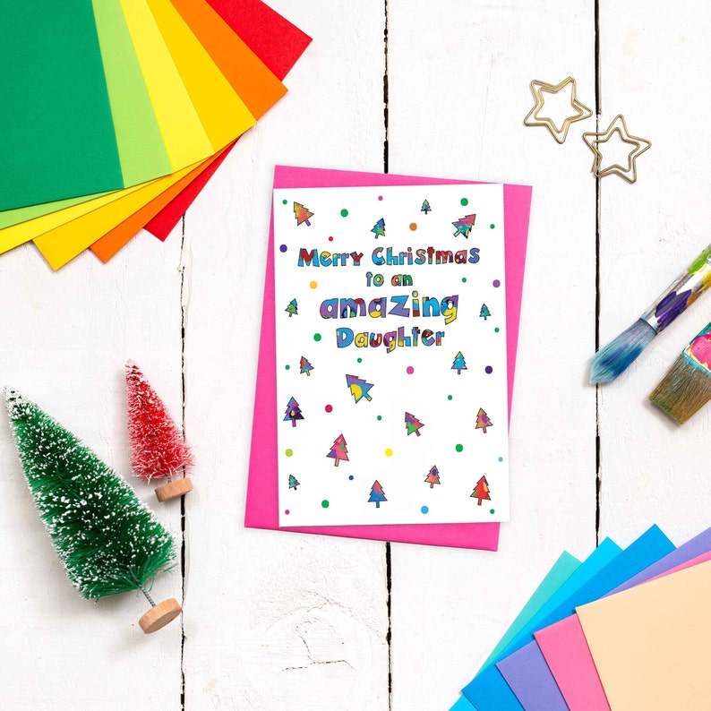 Merry Christmas daughter card