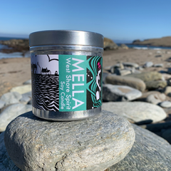 Mella candle - West Shore Spirit (sea salt & driftwood) - available in two sizes