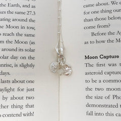 Moondrop Sterling Silver & Rainbow Moonstone Necklace