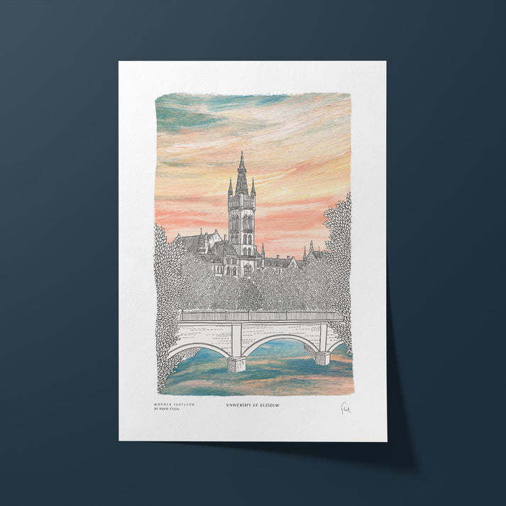 University of Glasgow A4 print