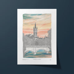 University of Glasgow A4 print