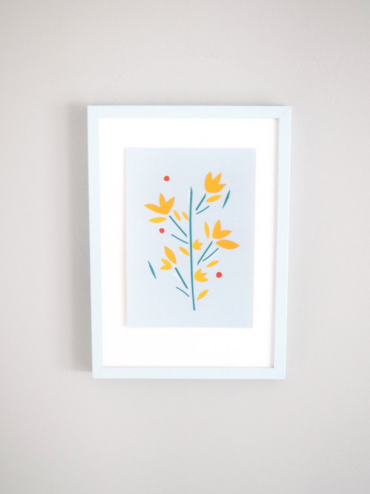 Gorse A5 print