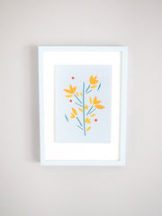 Gorse A5 print