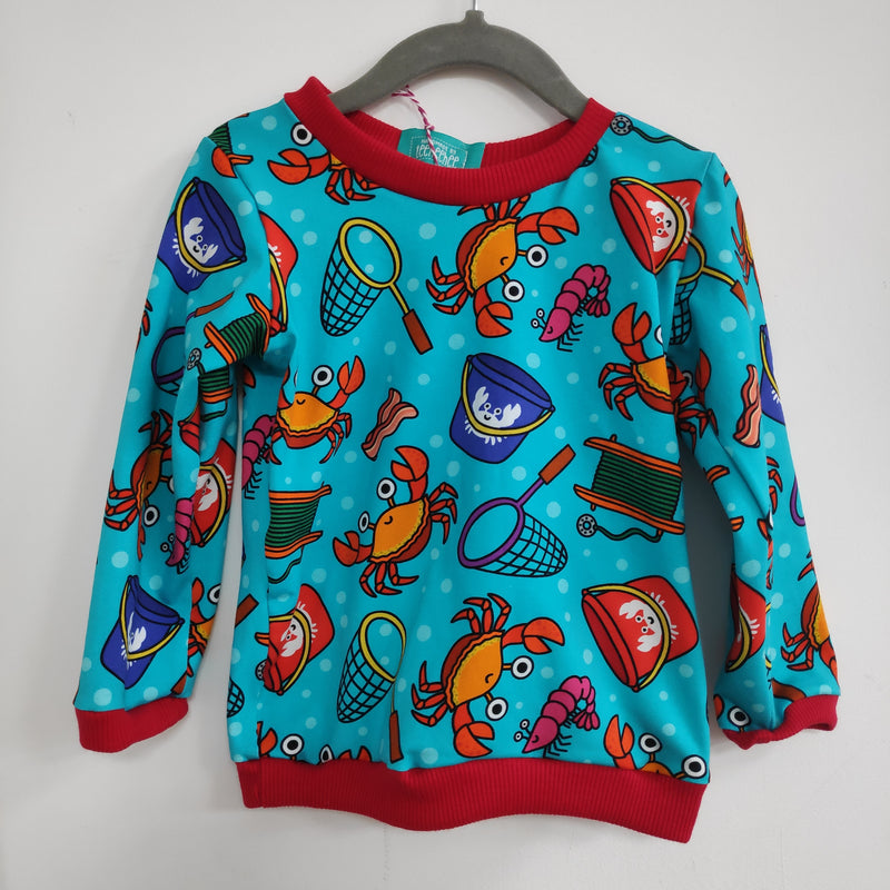 Long sleeved child t-shirt - crabs print (different sizes available)