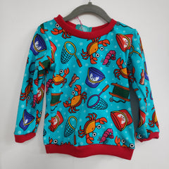 Long sleeved child t-shirt - crabs print (different sizes available)