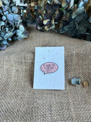 Enamel pin - My Alone Time Is For Your Safety