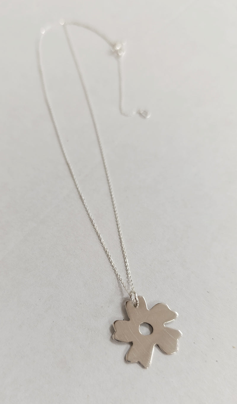 Sterling Silver flower pendant