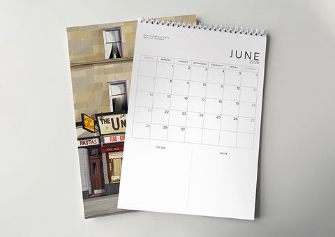 'The Streets Where We Roam' Glasgow 2026 A4 Calendar